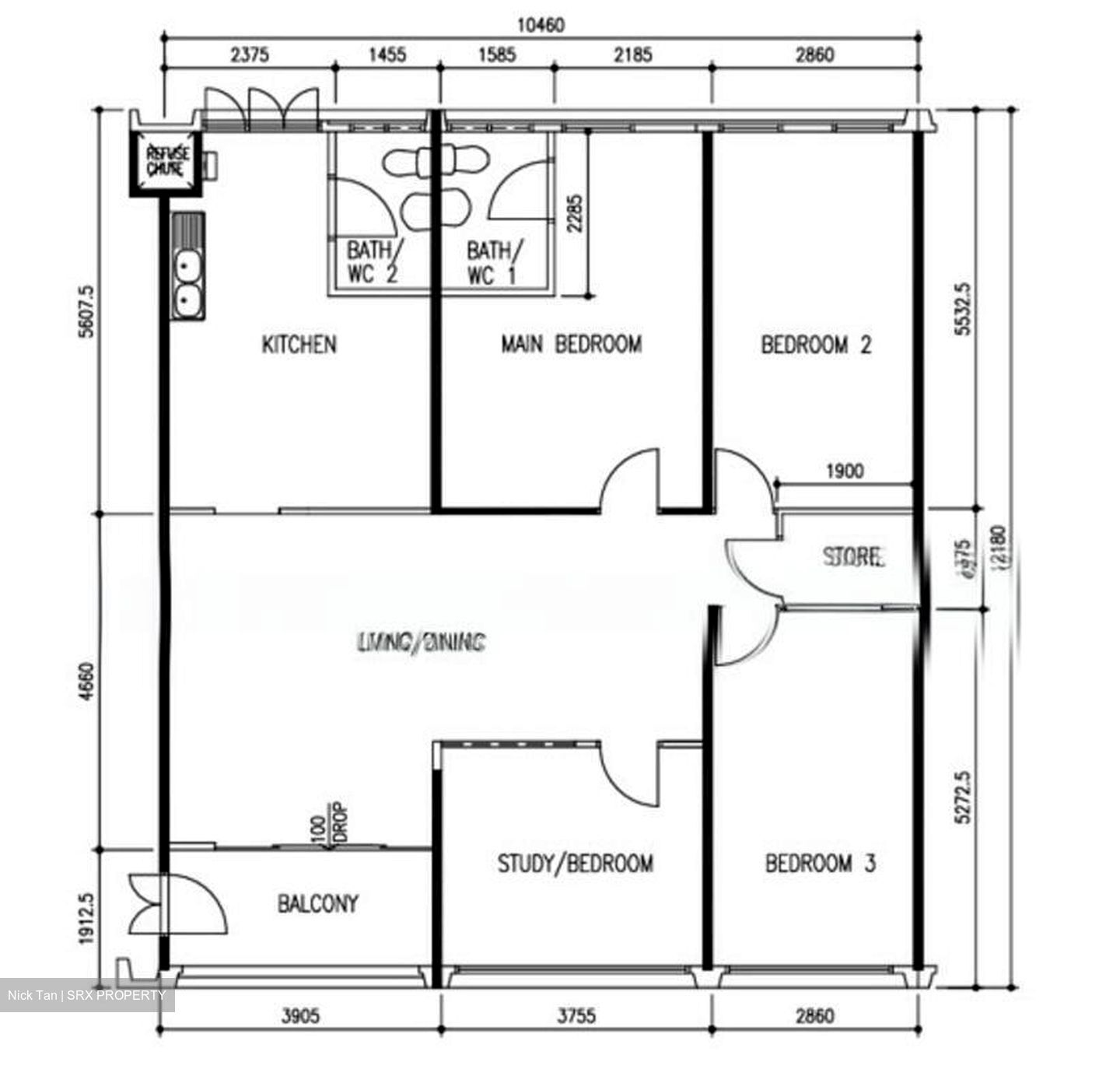 Blk 102 Simei Street 1 (Tampines), HDB 5 Rooms #518971751